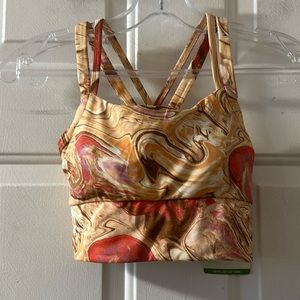 Alpine Design Field Knit Strappy Sports Bra: PRINTED: NEW WITH TAGS: SIZE XS